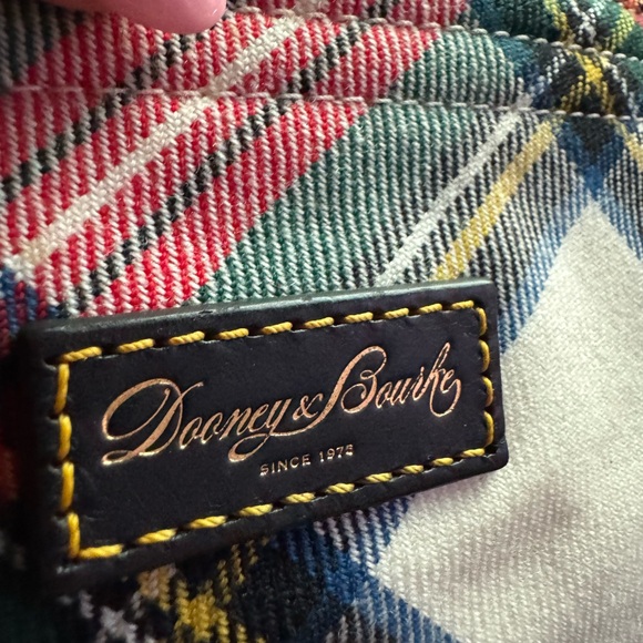 Dooney & Bourke Plaid Crossbody Bag - Red, Green, Brown - Picture 3 of 14